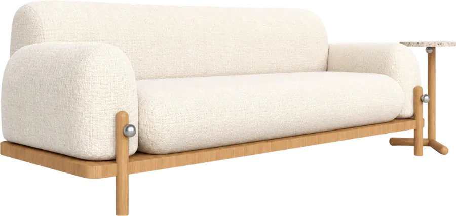 Sofá-cama Hygge, projeto de Dani Caparelli